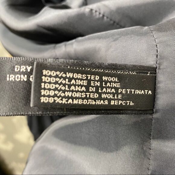 Ralph Lauren Black Worsted Wool Military Inspired Gold Crest Button Blazer - Picture 16 of 16